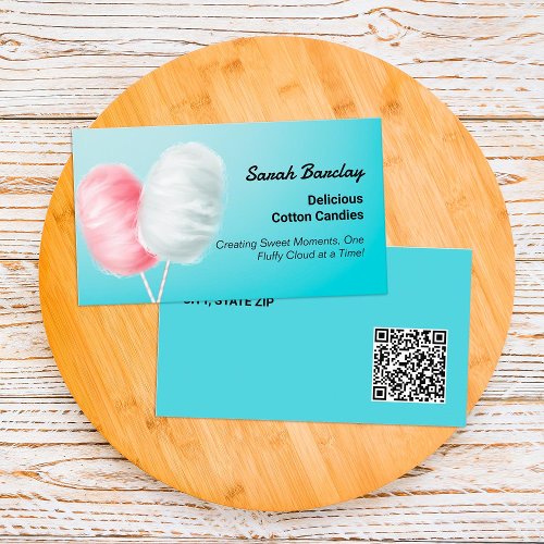 Cotton Candies Custom QR Business Card