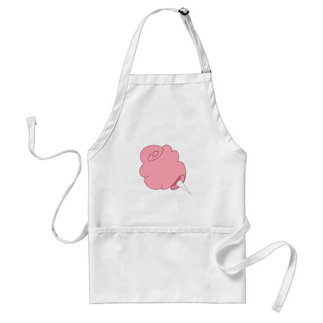 Cotton Candy Adult Apron (Front)