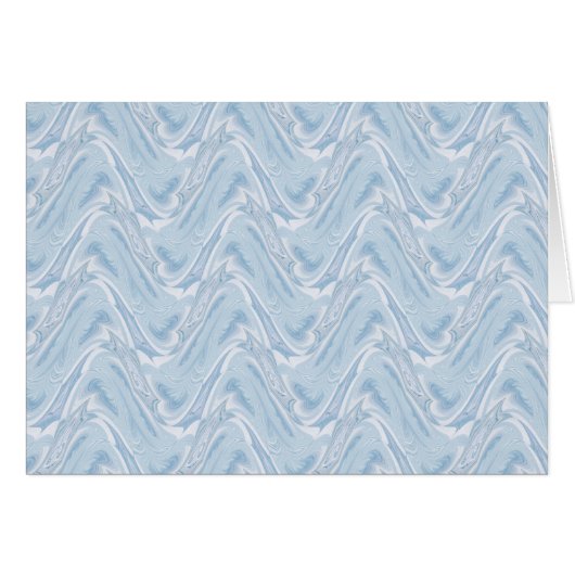 Cotton Candy Blue Abstract Cards (Front Horizontal)
