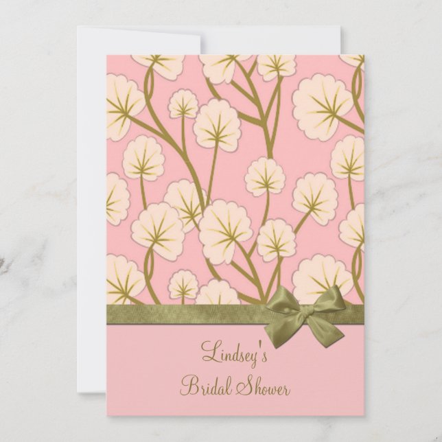 Cotton Candy Bouquet Bridal Shower Invitation (Front)