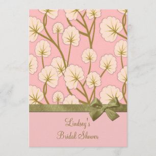 Cotton Candy Bouquet Bridal Shower Invitation