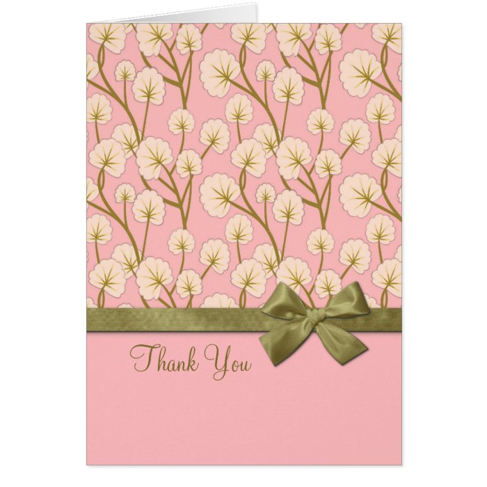 Cotton Candy Bouquet Thank You Note Card