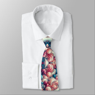 Cotton Candy Bubblegum Neck Tie
