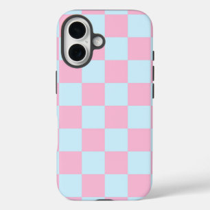 Cotton Candy Checkerboard iPhone 16 Case