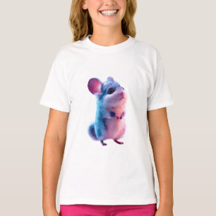 Cotton Candy Chinchilla Kids T-Shirt
