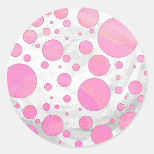 Cotton Candy Classic Round Sticker
