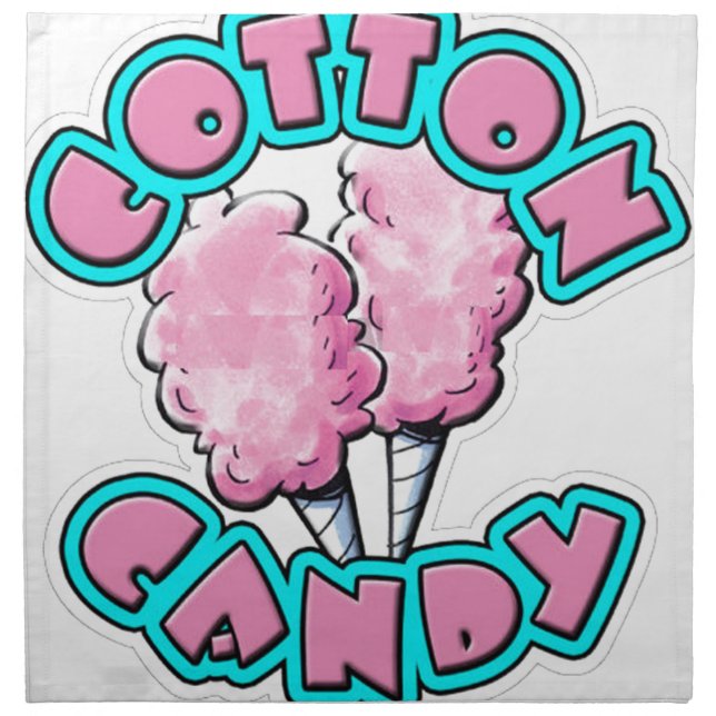 Cotton Candy Cloth Napkin (Front)