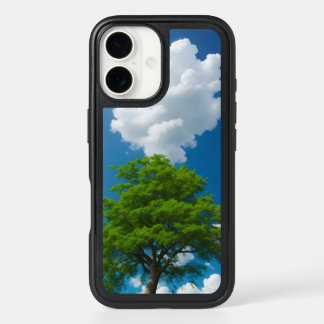 Cotton candy clouds in sunny sunlight iPhone 16 case