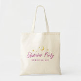 Custom Words Editable Color Personalized Tote Bag - Berry Berry Sweet