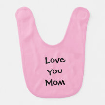 Cotton candy color Baby Bib