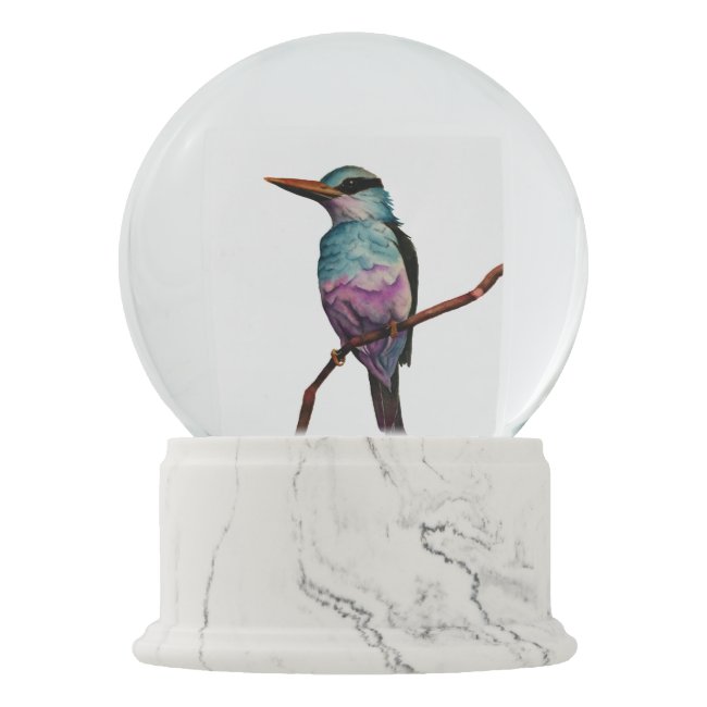 Cotton Candy Color Bird Painting