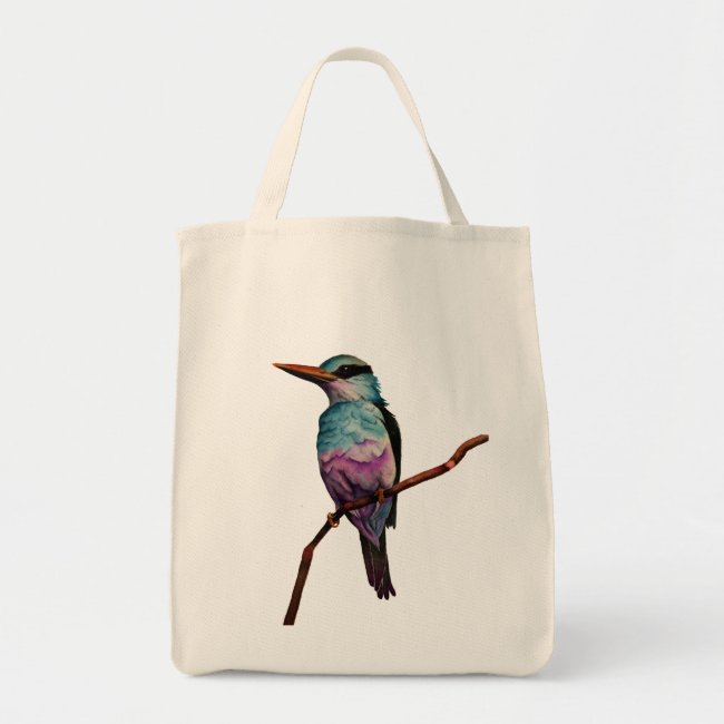Cotton Candy Color Bird Painting