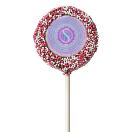 Cotton Candy Colored Custom  Chocolate Covered Oreo Pop