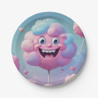 Cotton Candy Days paper plates