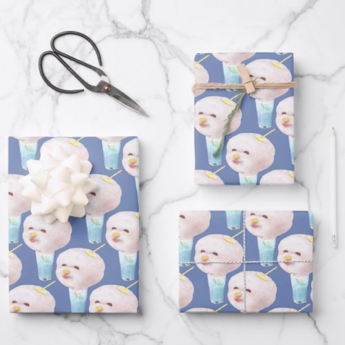 Cotton Candy Delight Wrapping Paper Sheets