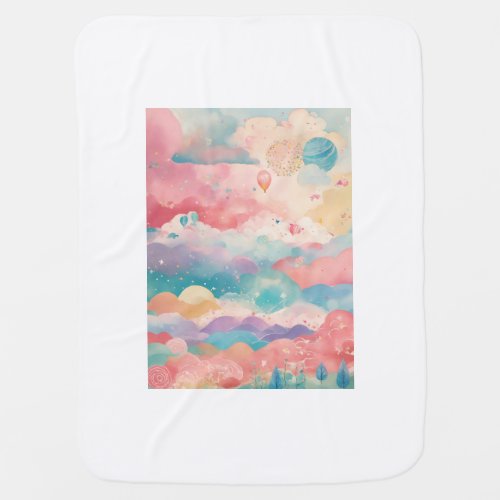 Cotton Candy Dreams Baby Blanket