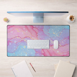 Cotton Candy Dreams Desk Mat