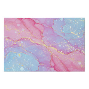 Cotton Candy Dreams Faux Canvas Print