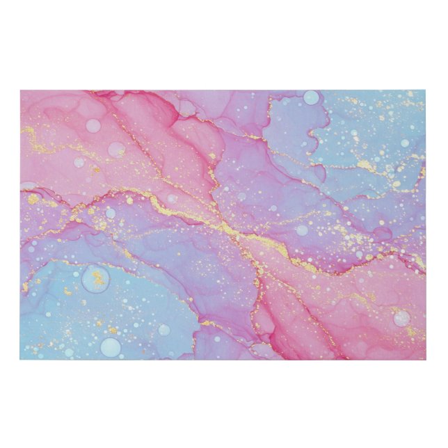 Cotton Candy Dreams Faux Canvas Print (Front)