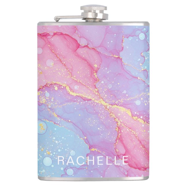 Cotton Candy Dreams Flask (Front)