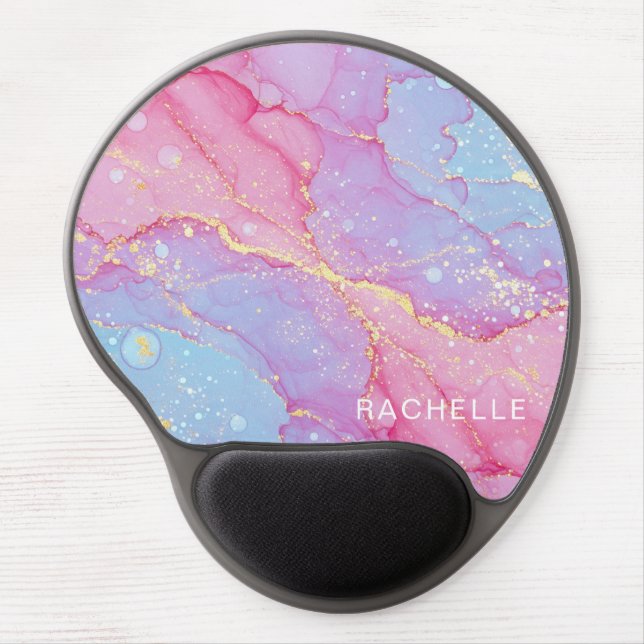 Cotton Candy Dreams Gel Mouse Pad (Front)