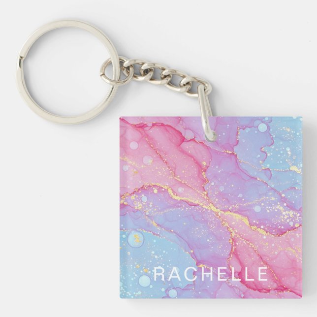 Cotton Candy Dreams Keychain (Front)
