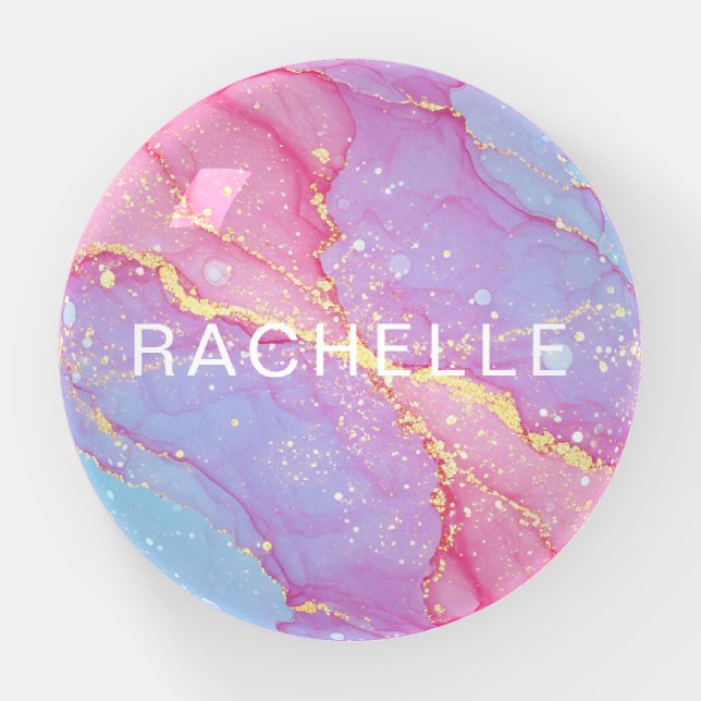 Cotton Candy Dreams Paperweight (Front)