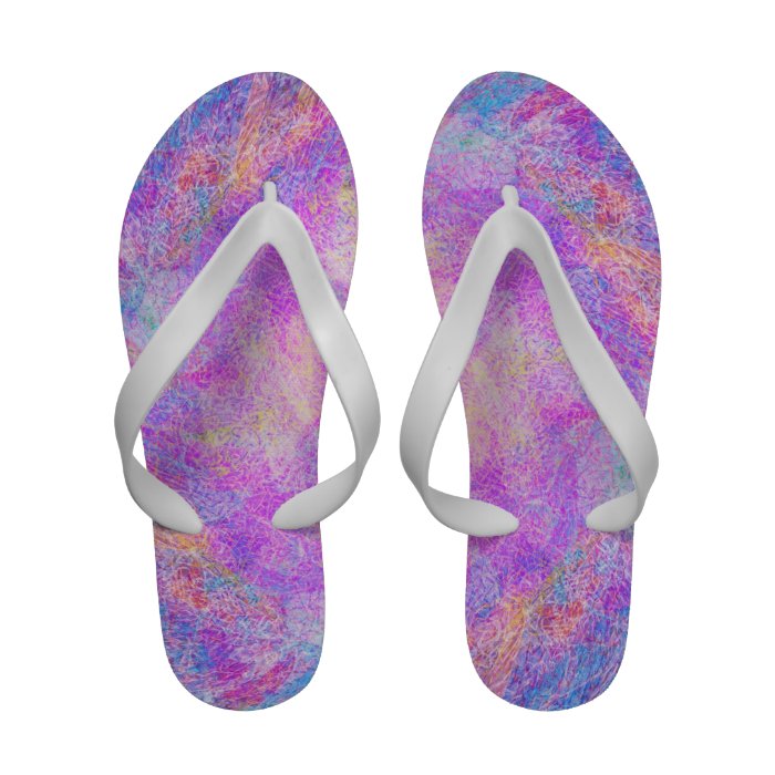 Cotton Candy Flip Flops