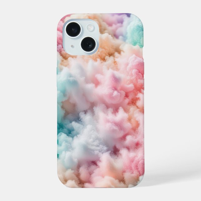 Cotton Candy Fluff Iphone Case (Back)