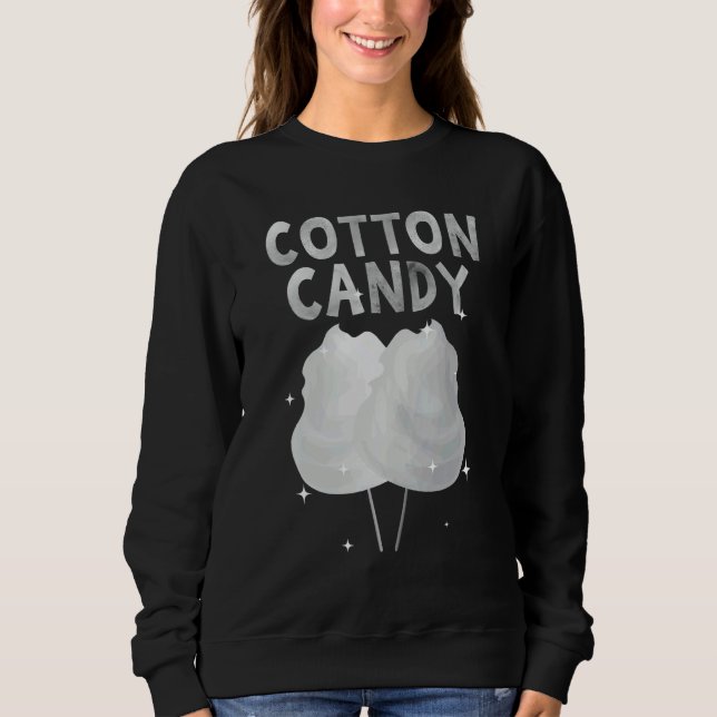 Cotton Candy For Girls Boys Kids Sugar Sweatshirt (Front)