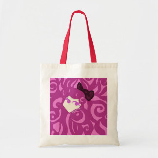 Cotton Candy Girl Tote Bag