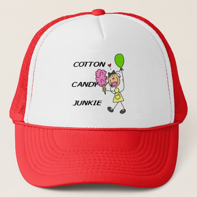 Cotton Candy Junkie Trucker Hat (Front)