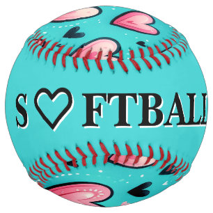 Cotton Candy Love (personalize) Softball