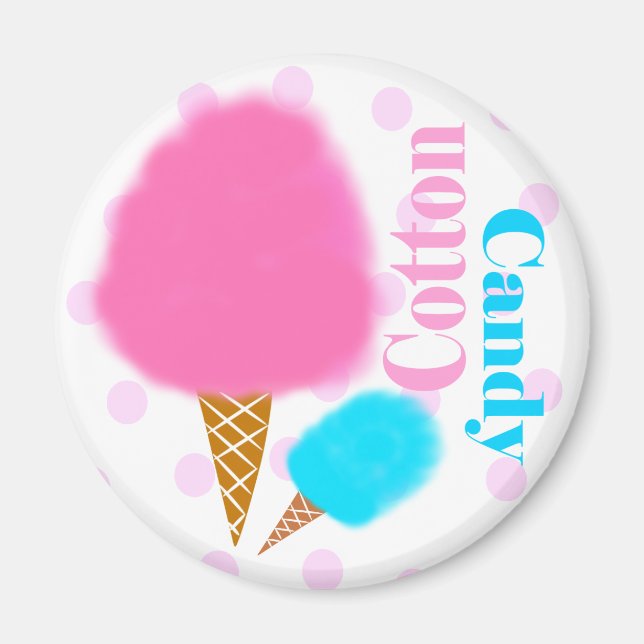 Cotton Candy Magnet (Front)