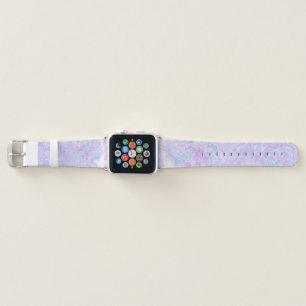 Cotton Candy Marble   Apple Watch Band