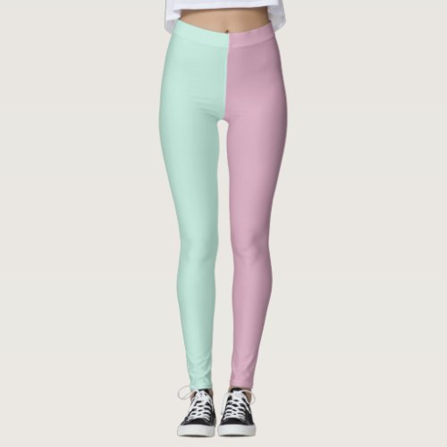 Cotton Candy Pastel Goth Kawaii Leggings