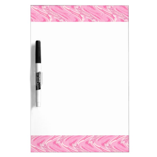 Cotton Candy Pink Abstract Dry-Erase Board (Front)