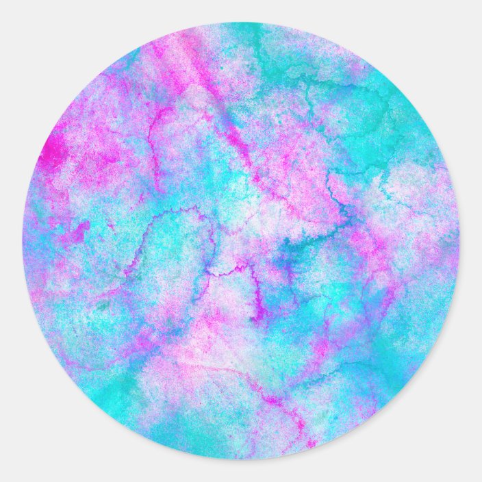 Round Labels Personalized Customized Birthday Party Favor Stickers Pink Cotton Candy Choose Your Size