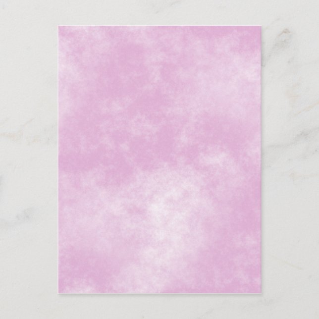 COTTON-CANDY PINK FOG BACKGROUND TEXTURES TEMPLATE POSTCARD (Front)