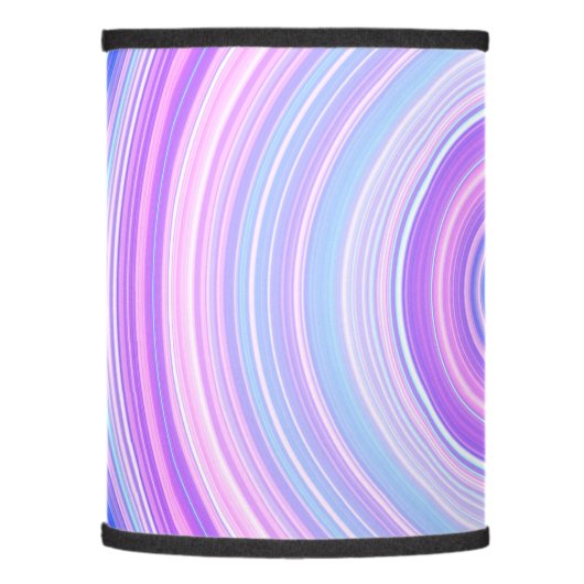 Cotton Candy Pink Sky Blue Purple  Lamp Shade (Left)
