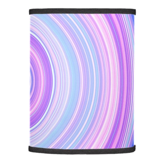Cotton Candy Pink Sky Blue Purple Lamp Shade (Right)