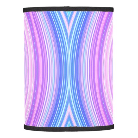 Cotton Candy Pink Sky Blue Purple  Lamp Shade (Back)