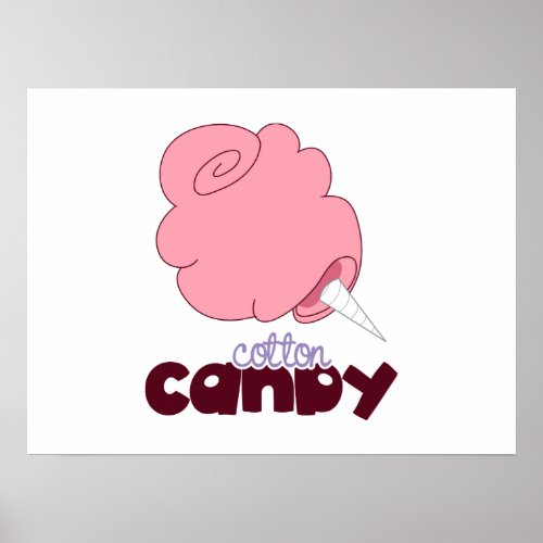 Cotton Candy Poster