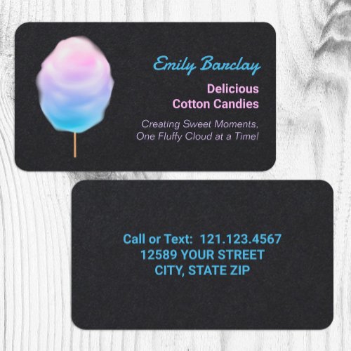 Cotton Candy Premium Business Card