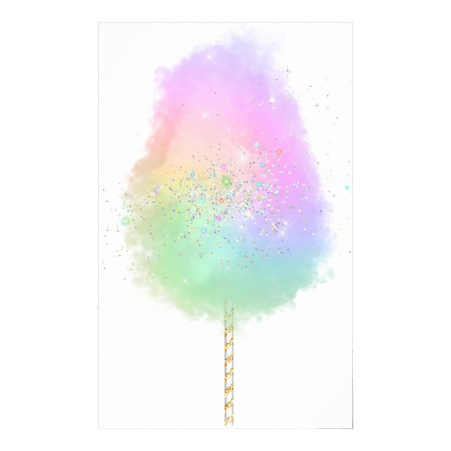 Cotton candy rainbow glitter cute poster (Creator Uploaded)