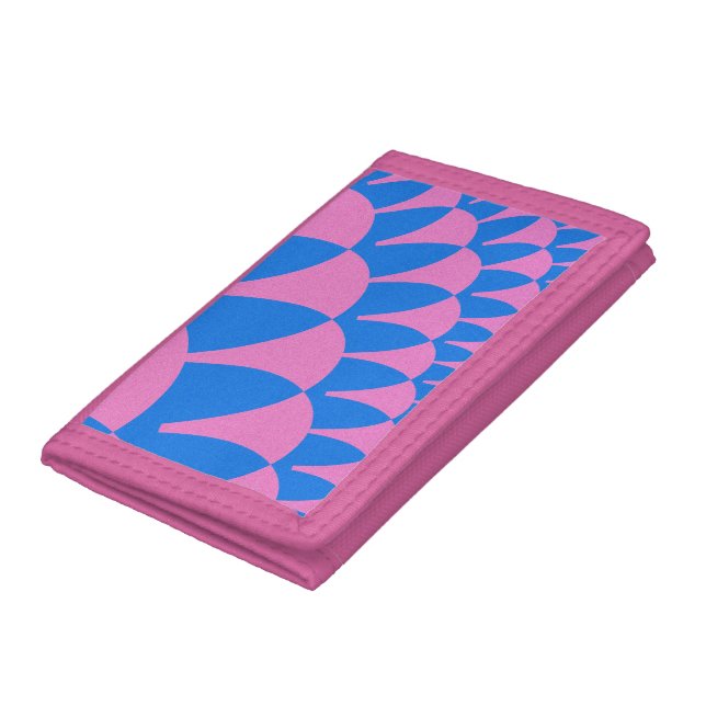 Cotton Candy Scales Trifold Wallet (Bottom)
