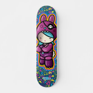 cotton candy skateboard deck