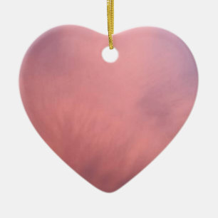 Cotton Candy Sky Ceramic Ornament