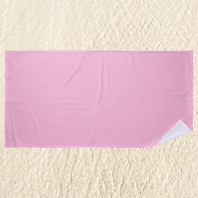 Cotton Candy Solid Color Beach Towel (Creator Uploaded)