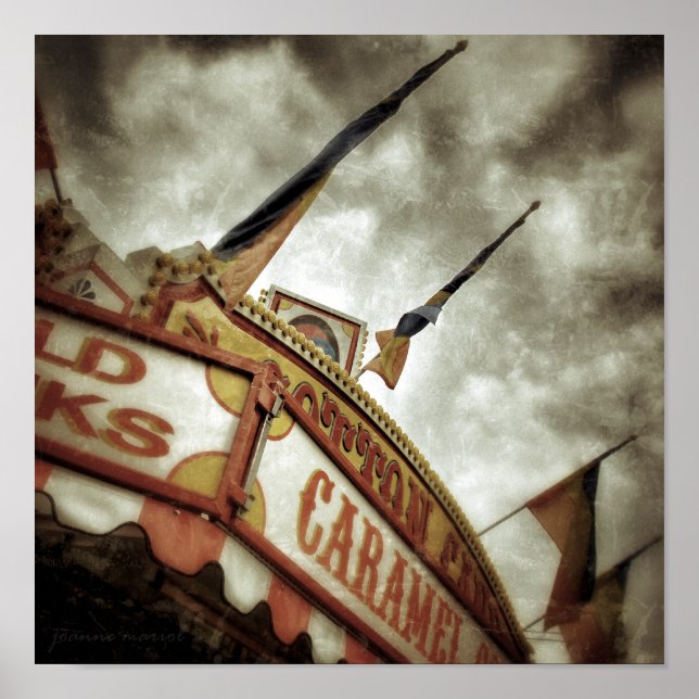 Cotton Candy Square Poster (Front)